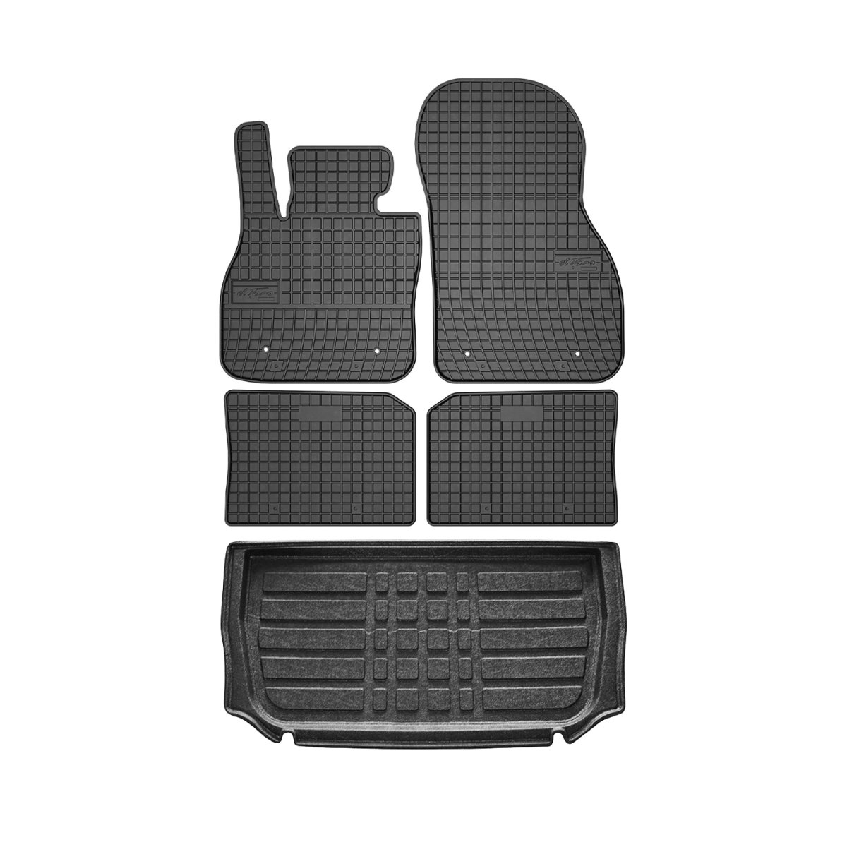 MINI COUNTRYMAN Floor-Trunk Mats - Omac - El-Toro & YPS - Black - '10-'16